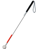 Трость телескопическая графитовая с вращающимся наконечником в виде шара - fgospostavki.ru - Махачкала