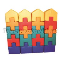 Мягкий модуль-конструктор "Строитель" (20 элементов) - fgospostavki.ru - Махачкала