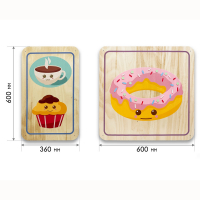 Набор стеновых панелей «Милая еда - Завтрак» - fgospostavki.ru - Махачкала