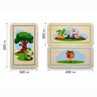 Набор стеновых панелей «Мир сказки - У Лукоморья» - fgospostavki.ru - Махачкала