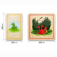 Набор стеновых панелей «Мир сказки - Волшебные герои» - fgospostavki.ru - Махачкала