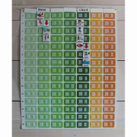 Панель для визуального расписания с цветными ячейками - fgospostavki.ru - Махачкала