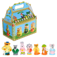 Набор резиновых игрушек "Теремок" - fgospostavki.ru - Махачкала