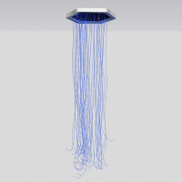 Потолочная светодиодная панель с фиброоптическим душем - fgospostavki.ru - Махачкала