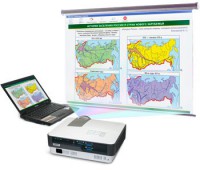 Диск с электронными плакатами, презентациями (электронный учебник) по геoграфии "Природа и население России" 93 темы - fgospostavki.ru - Махачкала