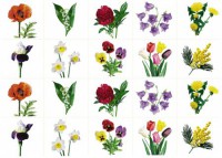 Комплект карточек "Запоминай, играй, считай" - Цветы - fgospostavki.ru - Махачкала