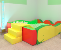 Бассейн «Кит» с горкой - fgospostavki.ru - Махачкала