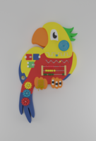 Бизиборд «Разноцветный попугай» - fgospostavki.ru - Махачкала