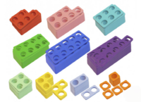 Нумирошка. Набор цветных пластиковых форм 100 шт. по методике Нумикон - fgospostavki.ru - Махачкала