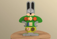 Бизиборд «Серый заинька» - fgospostavki.ru - Махачкала