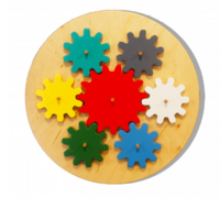 Бизиборд «Цветные шестеренки» - fgospostavki.ru - Махачкала