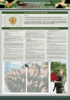 Стенд-уголок "Конституция Российской Федерации и Федеральный закон "О воинской обязанности и военной службе" - fgospostavki.ru - Махачкала