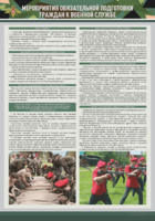 Стенд "Мероприятия обязательной подготовки граждан к военной службе" - fgospostavki.ru - Махачкала