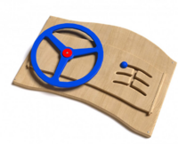 Дидактическая панель с автомобильным рулем - fgospostavki.ru - Махачкала