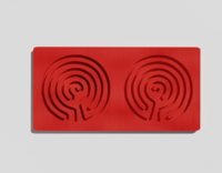 Межполушарная доска №10 красная - fgospostavki.ru - Махачкала