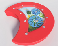 Настенный игровой модуль в виде части гусеницы с весами - fgospostavki.ru - Махачкала