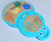 Настенный игровой элемент «Гусеница» - fgospostavki.ru - Махачкала