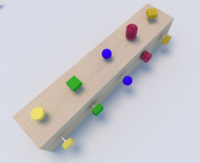 Развивающая панель «Винтовые цветочки » - fgospostavki.ru - Махачкала