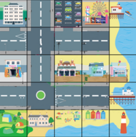 Тематическое поле-маршрутизатор «На берегу моря» для мини-робота Bee-Bot/Blue-Bot - fgospostavki.ru - Махачкала