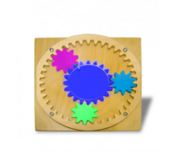 Тактильно-развивающая панель «Цветные шестеренки» - fgospostavki.ru - Махачкала