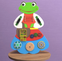 Бизиборд «Лягушка» - fgospostavki.ru - Махачкала