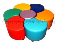 Комплект пуфиков "Цветик" - fgospostavki.ru - Махачкала