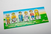 Набор пальчиковых кукол "Семья" 6 штук - fgospostavki.ru - Махачкала