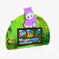 Сенсорный настенный коррекционно-развивающий комплекс Бегемотик - fgospostavki.ru - Махачкала