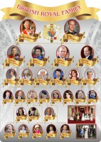 Стенд резной "Британская королевская семья" - fgospostavki.ru - Махачкала