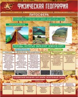 Стенд "Физическая география. Литосфера" Вариант 1 - fgospostavki.ru - Махачкала
