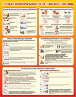 Стенд "Первая доврачебная неотложная помощь" - fgospostavki.ru - Махачкала