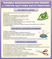 Стенд "Техника безопасности при работе с утюгом" - fgospostavki.ru - Махачкала