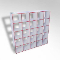 Шкаф открытый многосекционный ТР25 ЛДСП - fgospostavki.ru - Махачкала