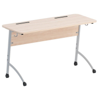 Стол двухместный ученический регулируемый на плоскоовальной трубе - fgospostavki.ru - Махачкала