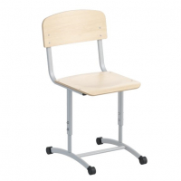 Стул ученический регулируемый на плоскоовальной трубе - fgospostavki.ru - Махачкала