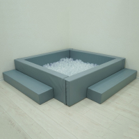 Сухой бассейн с шариками и RGB-подсветкой 190х190 см - fgospostavki.ru - Махачкала