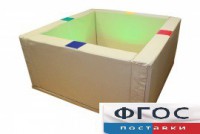 Сухой бассейн интерактивный с кнопками-переключателями (217х217х66 сантиметров) - fgospostavki.ru - Махачкала