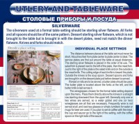 Стенд "Столовые приборы и посуда" - fgospostavki.ru - Махачкала