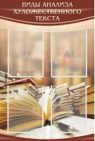 Стенд "Виды анализа художественного текста" - fgospostavki.ru - Махачкала