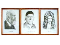 Портреты выдающихся химиков (деревянная рамка, под стеклом) - fgospostavki.ru - Махачкала