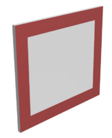 Щит баскетбольный навесной на шведскую стенку (ламинированная фанера), размер 400х450 миллиметров - fgospostavki.ru - Махачкала