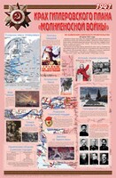 Плакат "Великая Отечественная война: Крах гитлеровского плана «молниеносной войны» " - fgospostavki.ru - Махачкала