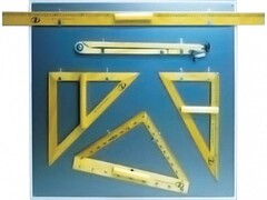 Комплект линеек для школьной доски + доска крепежная (для хранения) - fgospostavki.ru - Махачкала