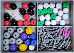 Комплект моделей атомов для составления моделей молекул со стержнями лабораторный - fgospostavki.ru - Махачкала