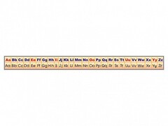 Стенд-лента "Алфавит" (английский язык) - fgospostavki.ru - Махачкала