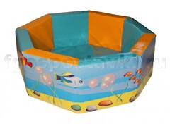 Сухой бассейн восьмигранный с шелкографией - fgospostavki.ru - Махачкала