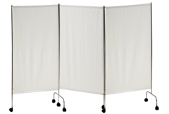 Ширма медицинская из нержавеющей стали на колесах 3 секции - fgospostavki.ru - Махачкала