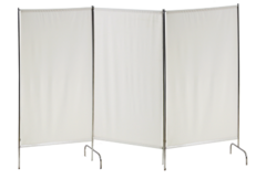 Ширма медицинская из нержавеющей стали без колес 3 секции - fgospostavki.ru - Махачкала