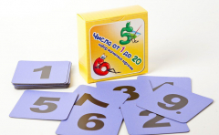 Набор магнитных карточек "Числа от 1 до 20" (фон фиолетовый) - fgospostavki.ru - Махачкала