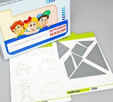 Игровой набор "Танграм" (с комплектом карточек) - fgospostavki.ru - Махачкала